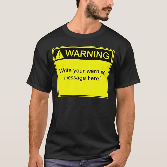 warning signs 101 t shirt