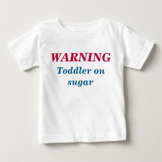 Warning creeper. baby T-Shirt (Front)