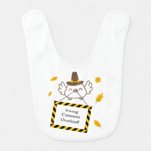 Warning: Cuteness Overload! Thanksgiving Turkey Baby Bib
