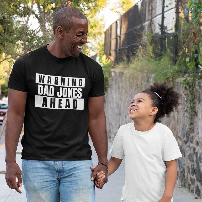 Warning Dad Jokes Ahead T-Shirt (Warning, dad jokes ahead t-short from Ricaso. A fun shirt for a father that tells the best dad jokes)