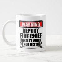 Warning Deputy Fire Chief Hard At Work