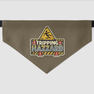 Warning: Dog has chosen this spot and negotiations Pet Bandana Collar