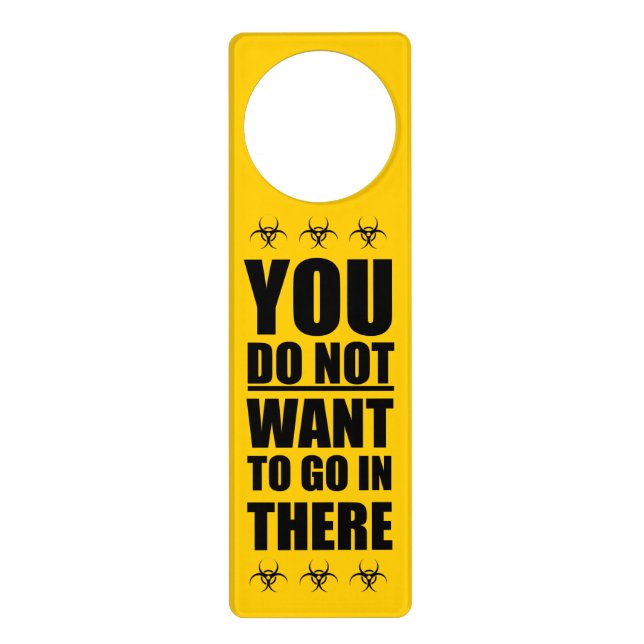 Warning Door Hanger (Front)