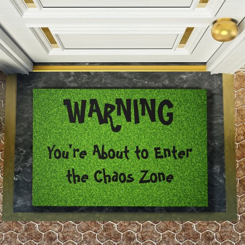 Warning Doormat