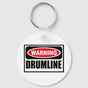Warning DRUMLINE Key Chain