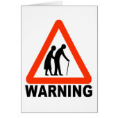 Warning - Elderly Crossing (Front)