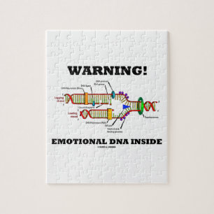 Warning! Emotional DNA Inside (DNA Replication) Jigsaw Puzzle