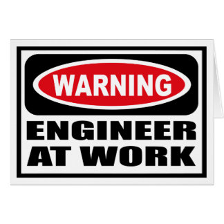 Engineering Sign Cards | Zazzle