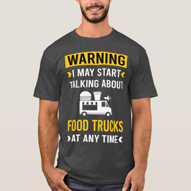 Warning Foodruckrucks vintage T-Shirt (Front)