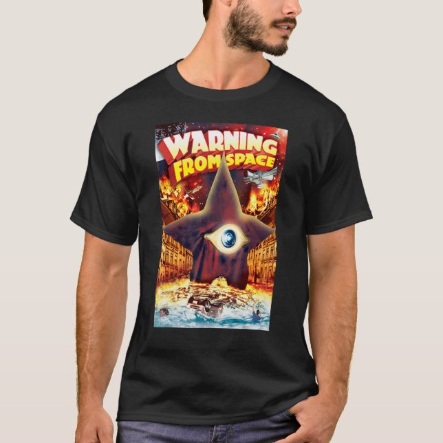 Warning from Space Kaiju T-Shirt (Front)