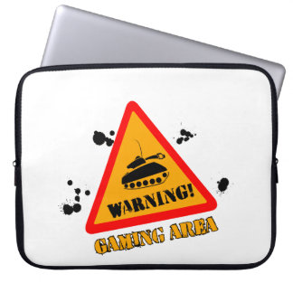 Warning Gaming Neoprene Laptop Sleeve 15"