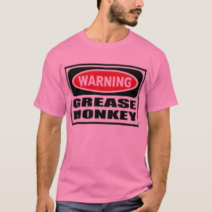 Warning GREASE MONKEY Men's T-Shirt