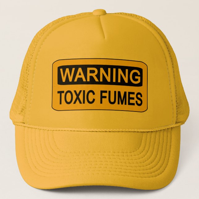 Warning hat - choose color (Front)