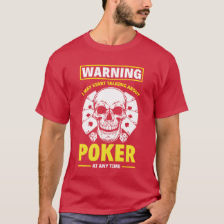 Warning I May Startalking About Poker Anyime boy T-Shirt