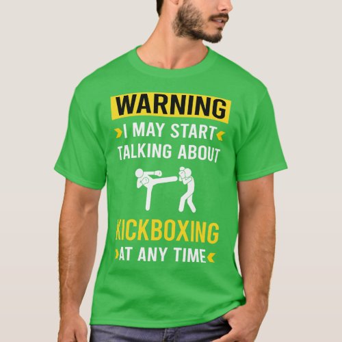 Warning Kickboxing T_Shirt