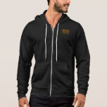 WARNING KNOW-IT-ALL  - Metal Danger Caution Sign Hoodie