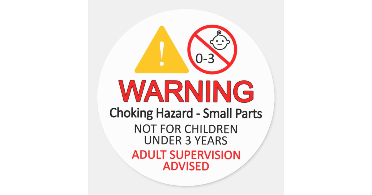 Safety signs warning stickers Children's toy sticker suitcase