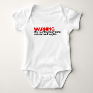 Warning: May burst Baby Bodysuit