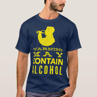 Warning May contain alchohol Bartender Barkeeper T-Shirt