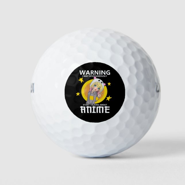 warning may start talking about anime golf balls (Front)