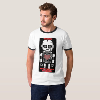 Warning: May Talk About AI Men's Ringer T-Shirt