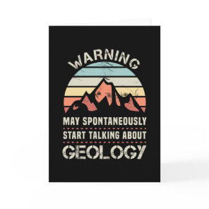 Warning May talk about Geology Gift Card