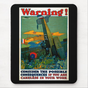 Warning! Mouse Pad