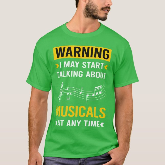Warning Musicals Musical boy T-Shirt (Front)