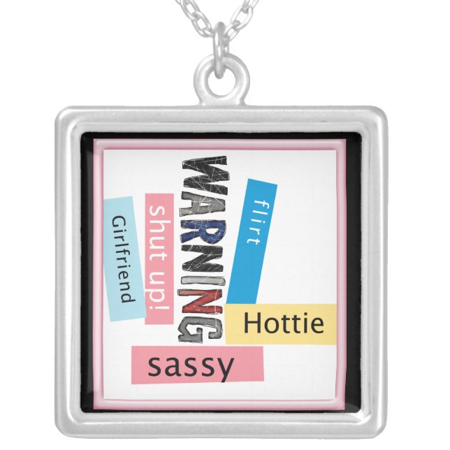 Warning Necklace (Front)
