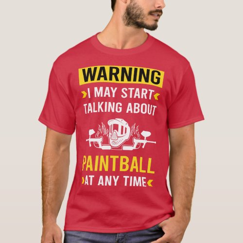 Warning Paintball T_Shirt