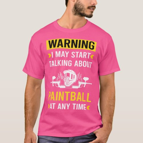 Warning Paintball T_Shirt