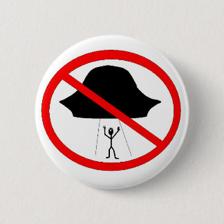 warning pinback button