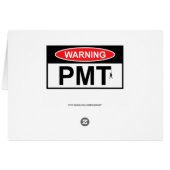 Warning PMT Cards (Back Horizontal)