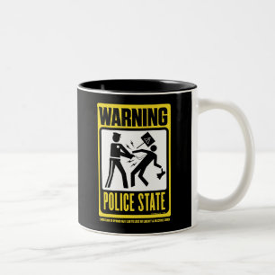 Warning: Police State Mug