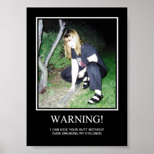 Warning Poster
