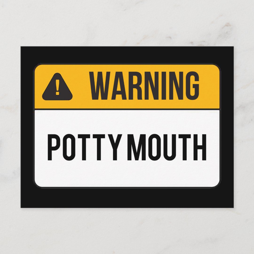 warning-potty-mouth-postcard-zazzle