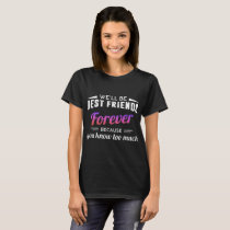 warning property of crazy sister t-shirts