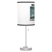 Warning! Pyroclastic Flows Inside Volcano Table Lamp (Left)