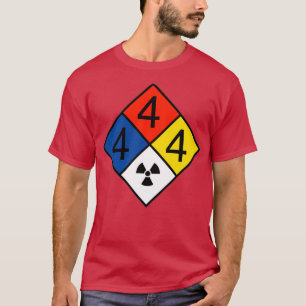 warning radioactive NFPA diamond T-Shirt
