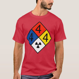 warning radioactive NFPA diamond T-Shirt