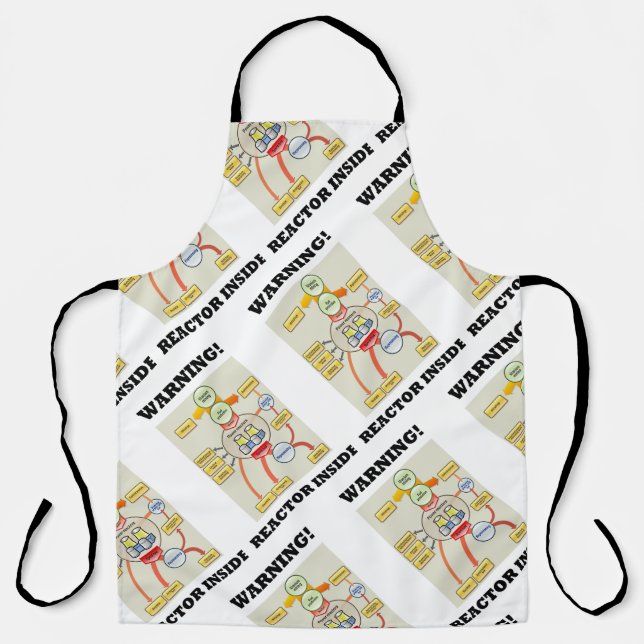 Warning! Reactor Inside Nuclear Power Reactor Apron (Front)