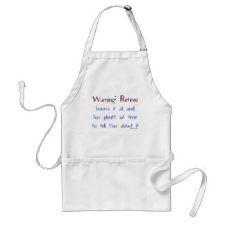 Warning: Retiree Adult Apron