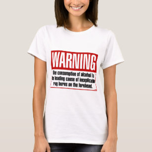 WARNING: Rugburns T-Shirt