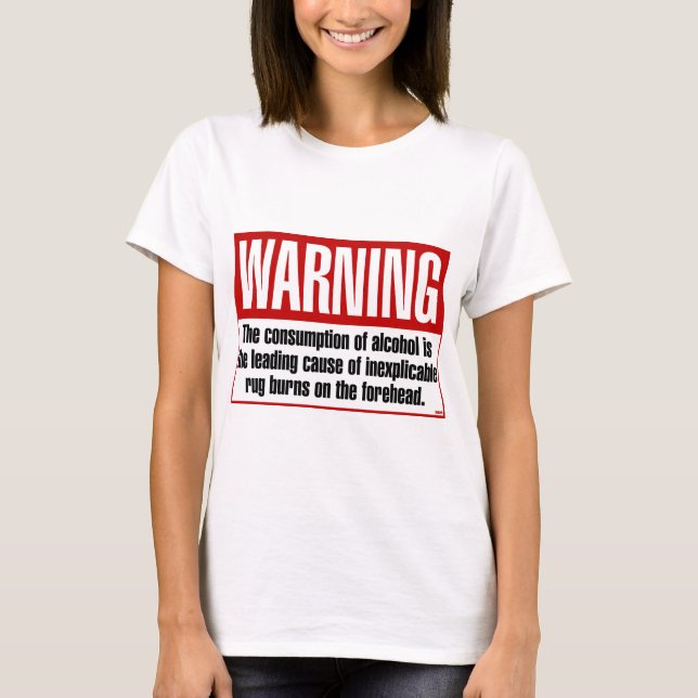 WARNING: Rugburns T-Shirt (Front)