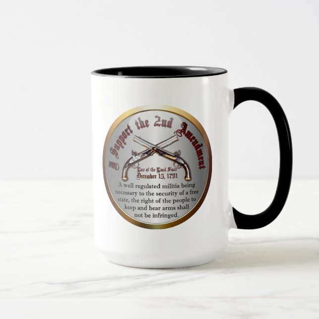 Warning Shot - 2nd Amendment Mug (Right)