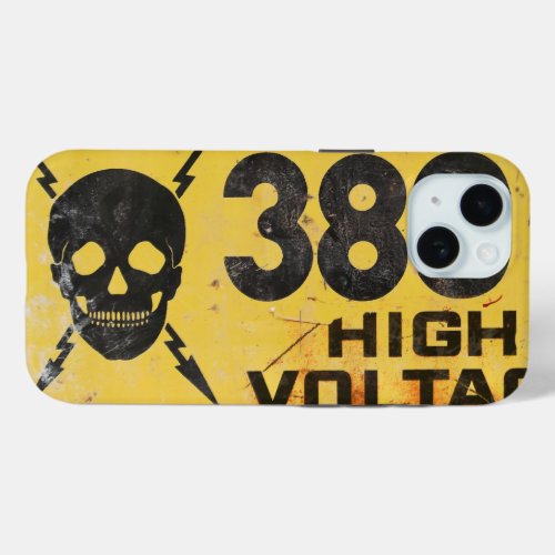 Warning Sign 10 iPhone 15 Case