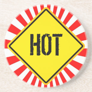 warning sign, HOT Coaster