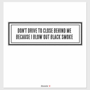 WARNING SIGN STICKER