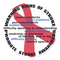 Warning Signs of Stroke Stickers