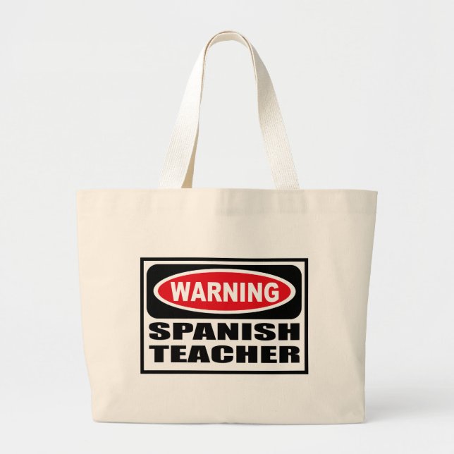 Warning SPANISH TEACHER Bag (Front)